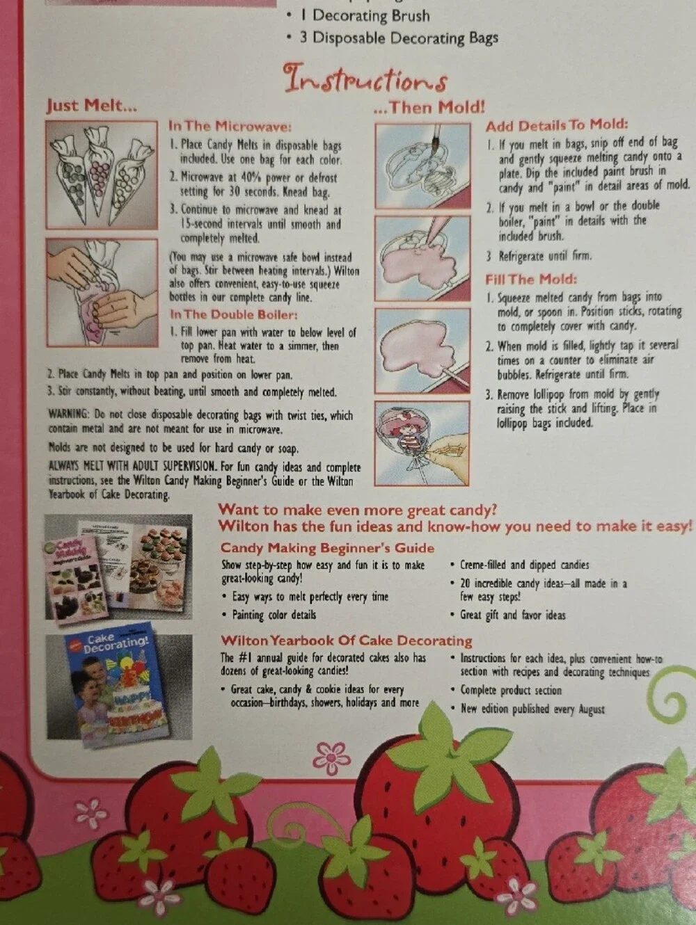 Strawberry Shortcake Lollipop Making Kit -2003